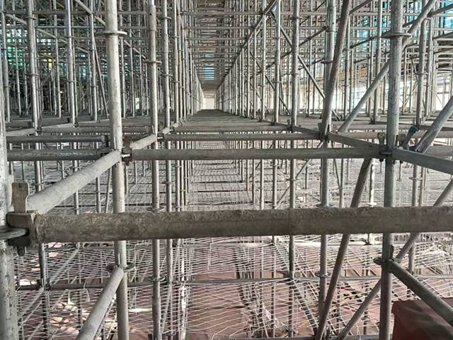 脚手架钢管施工现场