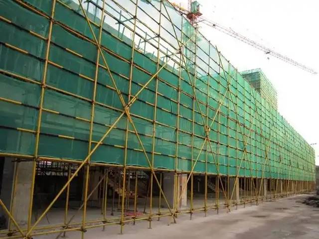 脚手架钢管施工现场