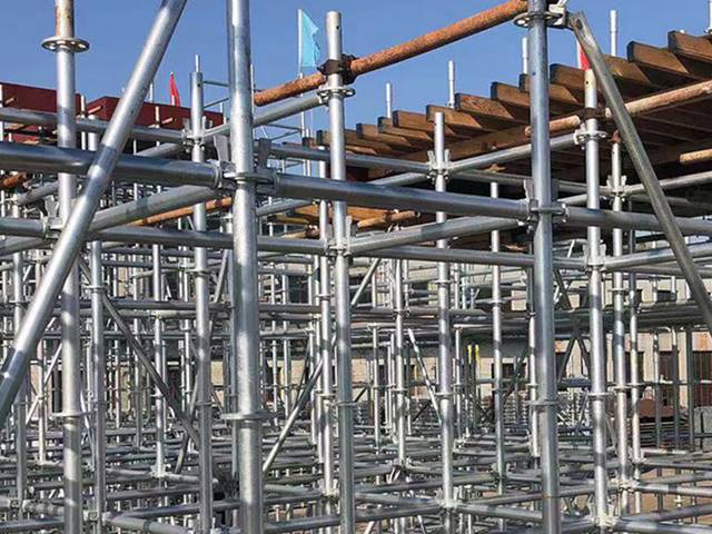 盘扣式脚手架的搭建效率介绍